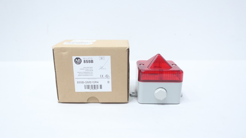 Allen Bradley 855B-GMS10R4 Red Strobe Light Module 110v-ac