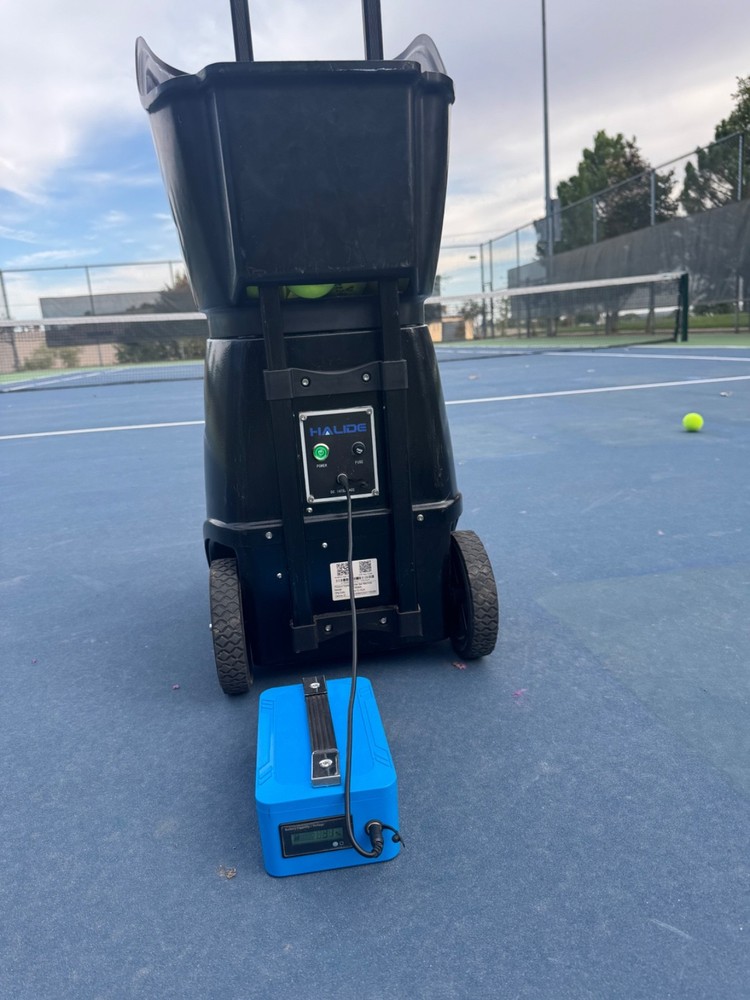 tennis ball machine halide