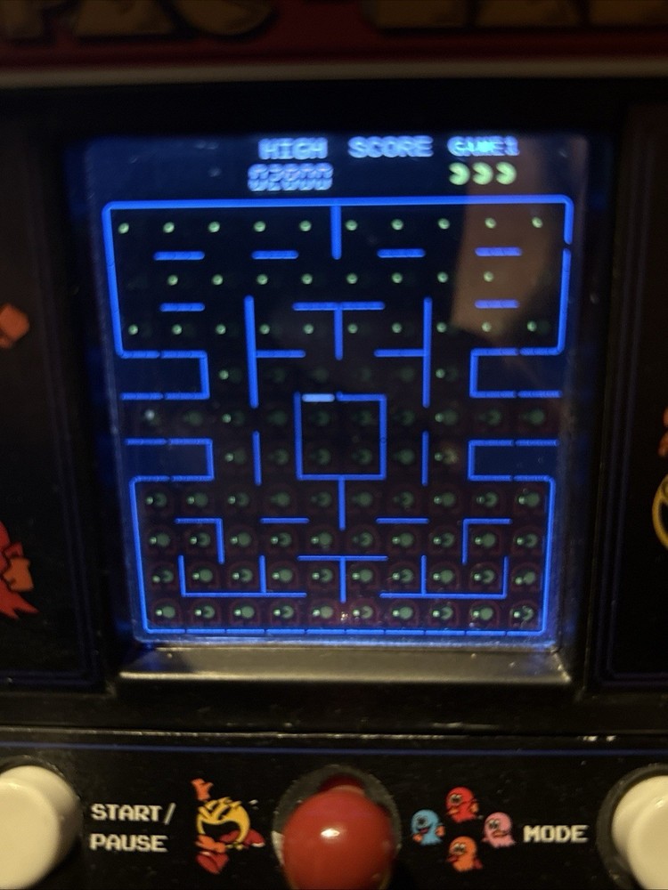 Pac-Man Mini Handheld Arcade Classics Game Pacman Bandai Namco Tested Working