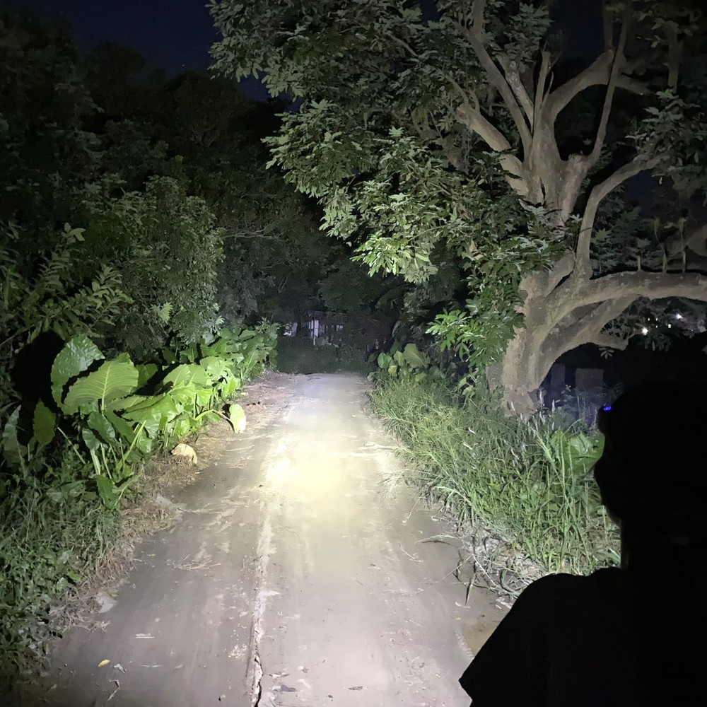 Bright Camping Headlamp with 120° Adjustable White Light & Motion Sensor