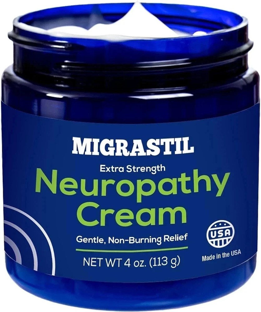 Migrastil Neuropathy Cream | Extra Strength Nerve Support – 4 oz
