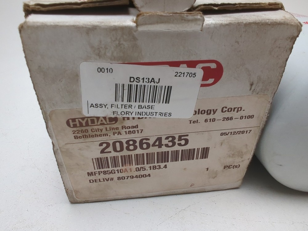 Hydac Filter Element + Base MFP85G / 0085MA010P