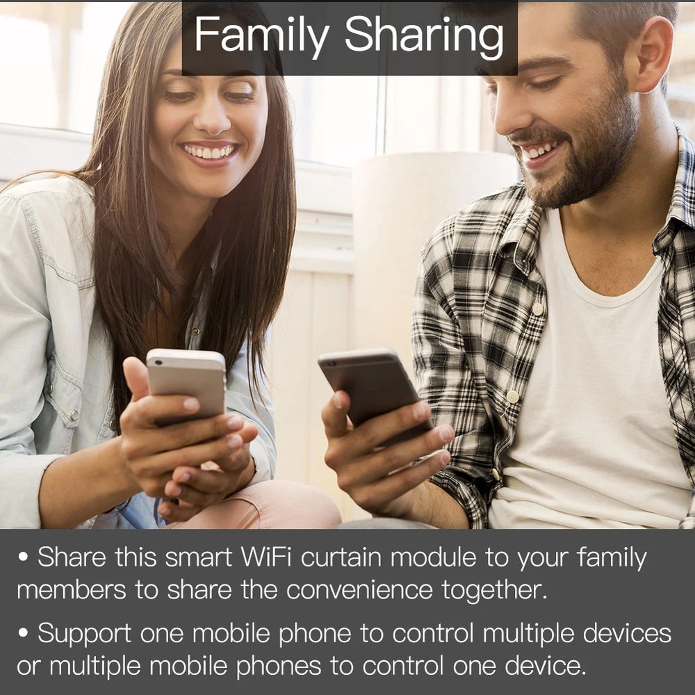 WiFi Smart Curtain Switch Graffiti APP Control RF Radio Frequency Remote Control