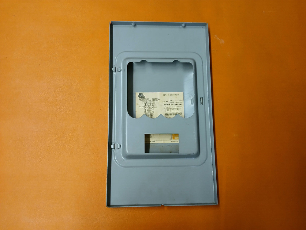 Murray 100 Amp 6 Space Fuse Panel Cover 77-6