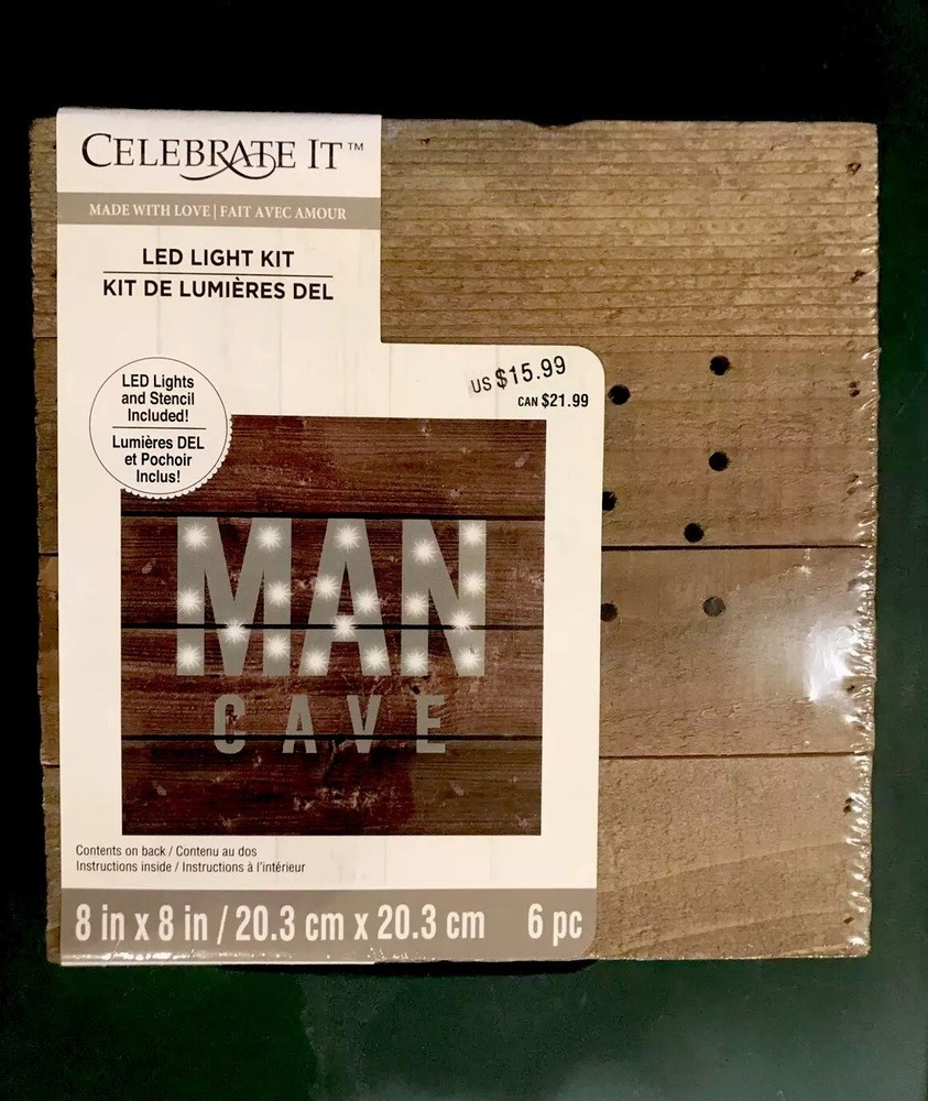 Man Cave LED Light Sign Kit by  Celebrate It