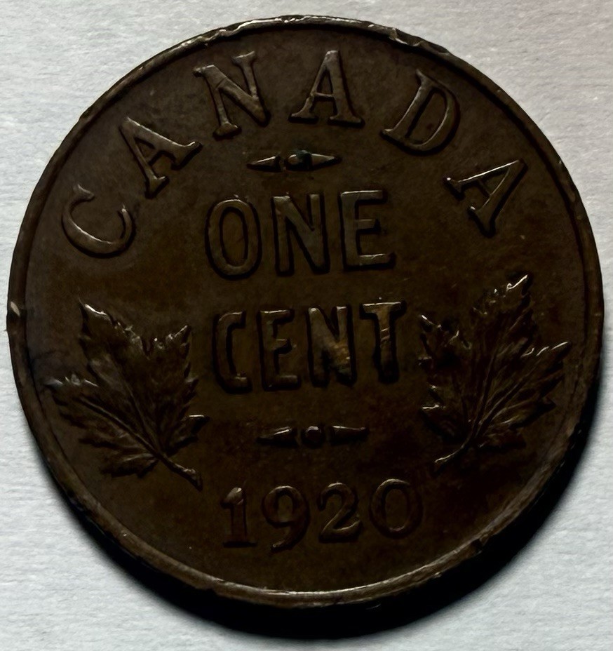 Canada 1920 Cent - Good Or Better