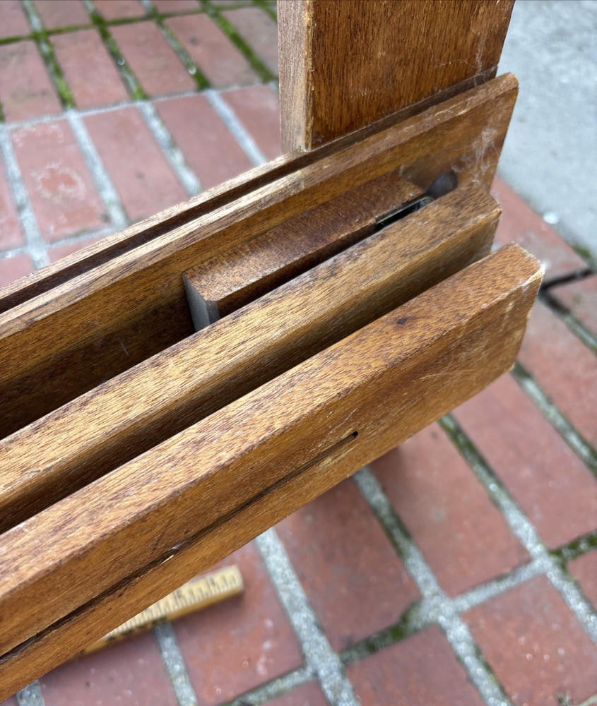 Vintage Solid Wood Artist's Floor Easel Adjustable Foldable 52 Inches