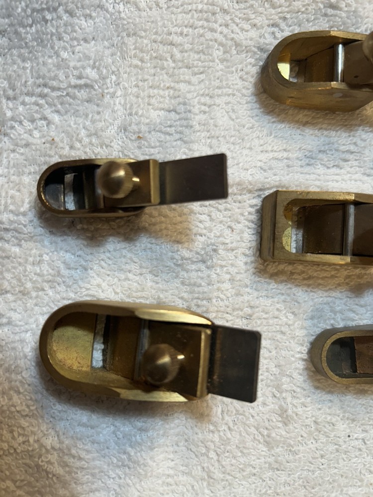 9 piece set of small to tiny Handplanes for stringed instrument work