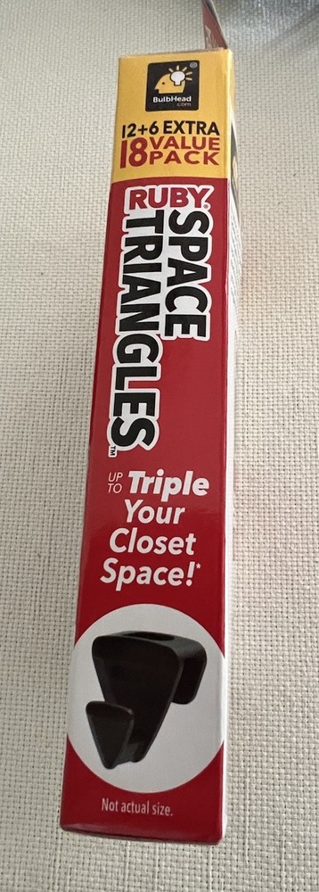Ruby Space Triangles 18 Value Pack - Up To Triple Your Closet Space
