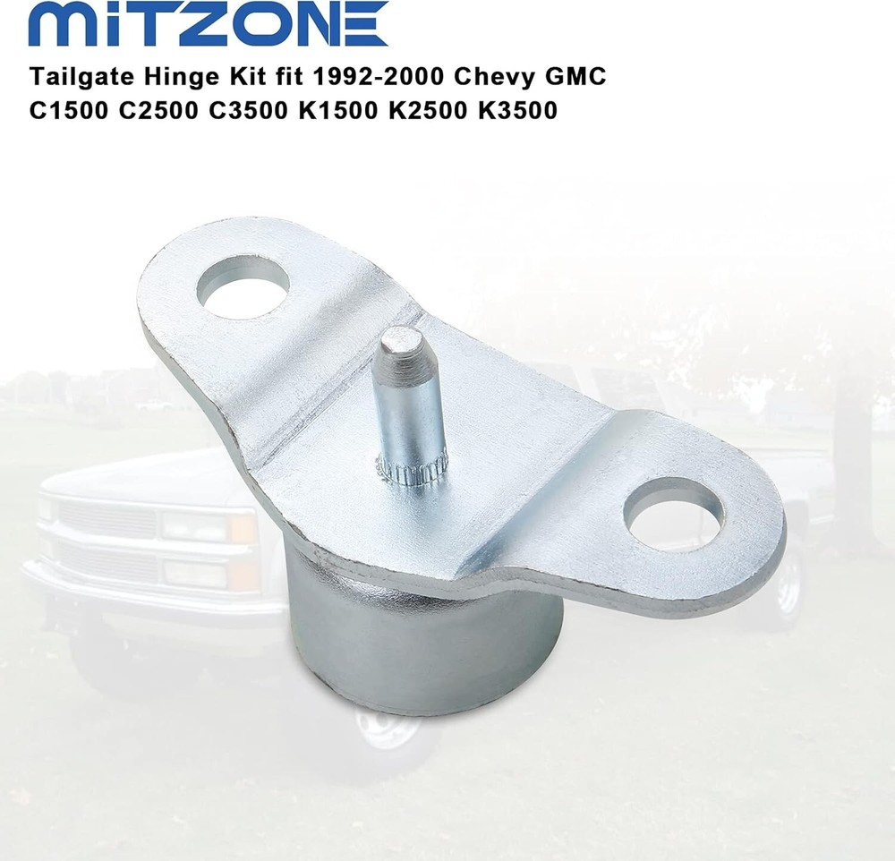Tailgate Hinge Kit Compatible with 1992-2000 Chevy GMC C1500 C2500 C3500