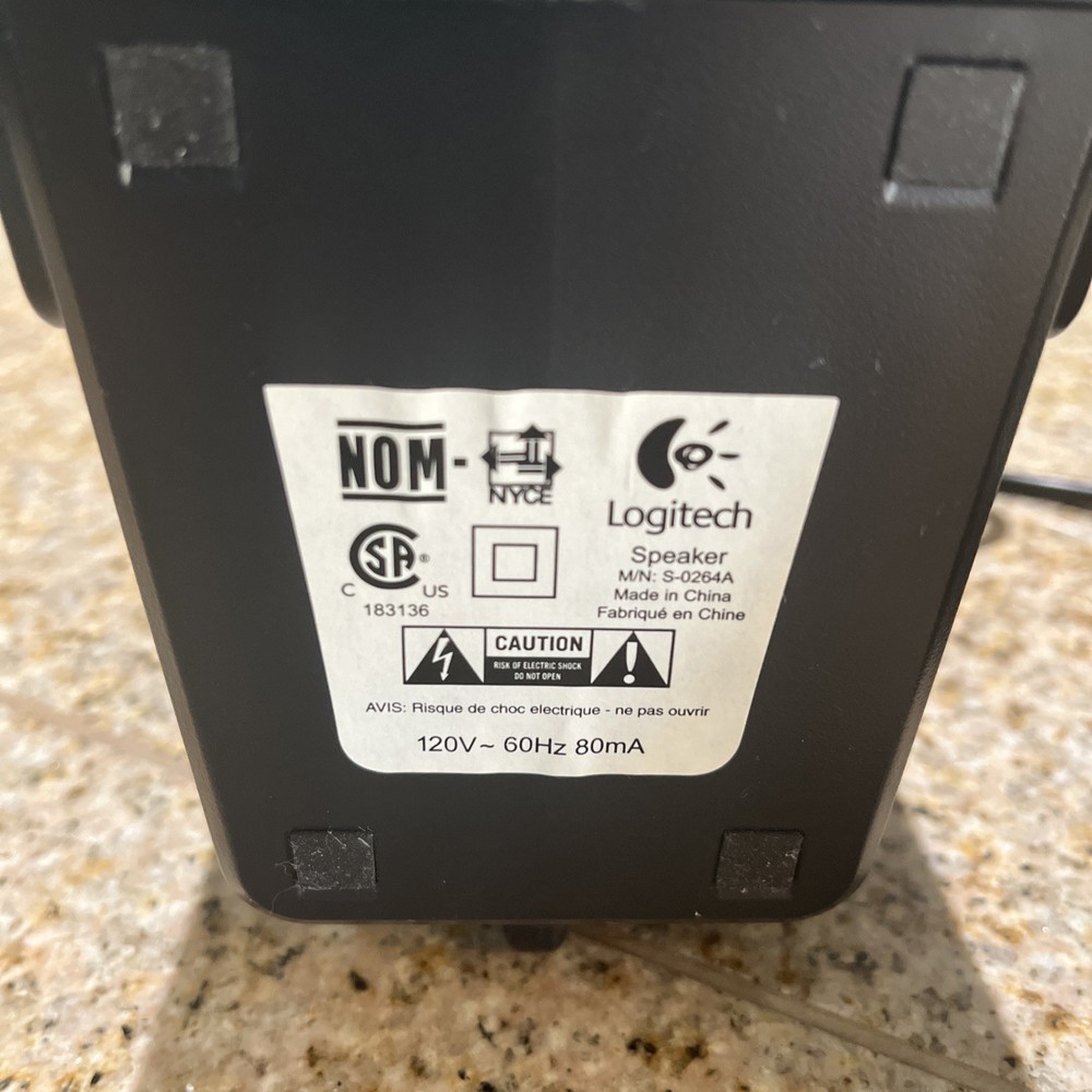 Logitech Computer Speaker Set S-0264A