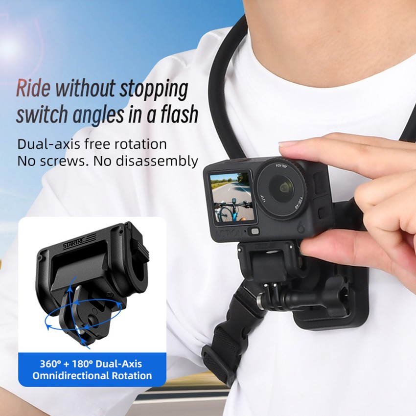 Universal Quick-Release Mount for the ACTION6 NANO ACTION Series