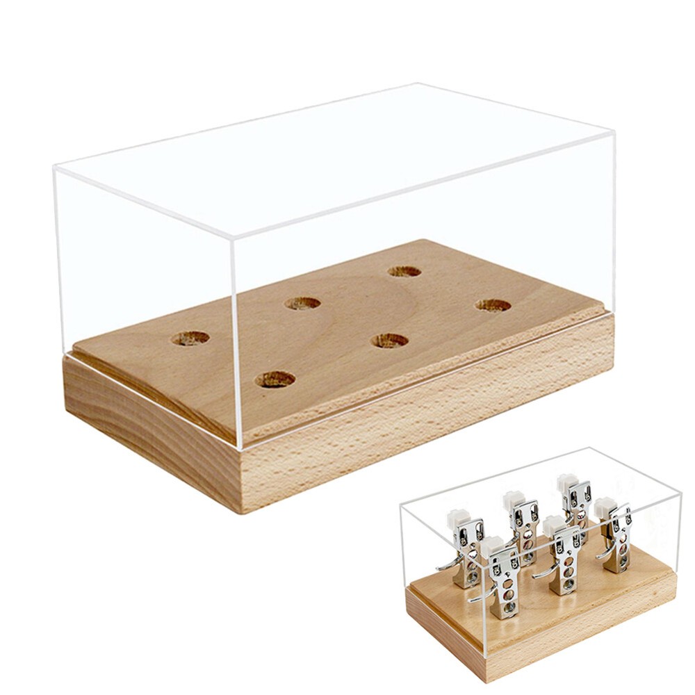 2PCS Clear Turntable Headshell Storage Box Accessory High End for Phonograph NEW