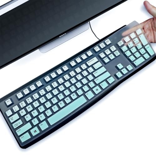 Premium Ultra Thin Silicone Keyboard Protector,Compatible with (Mint Green)