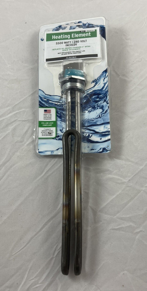 Reliance 100287311 Incoloy 240V Electric Heater Element 9-1/2 H x 4-3/8 W in.