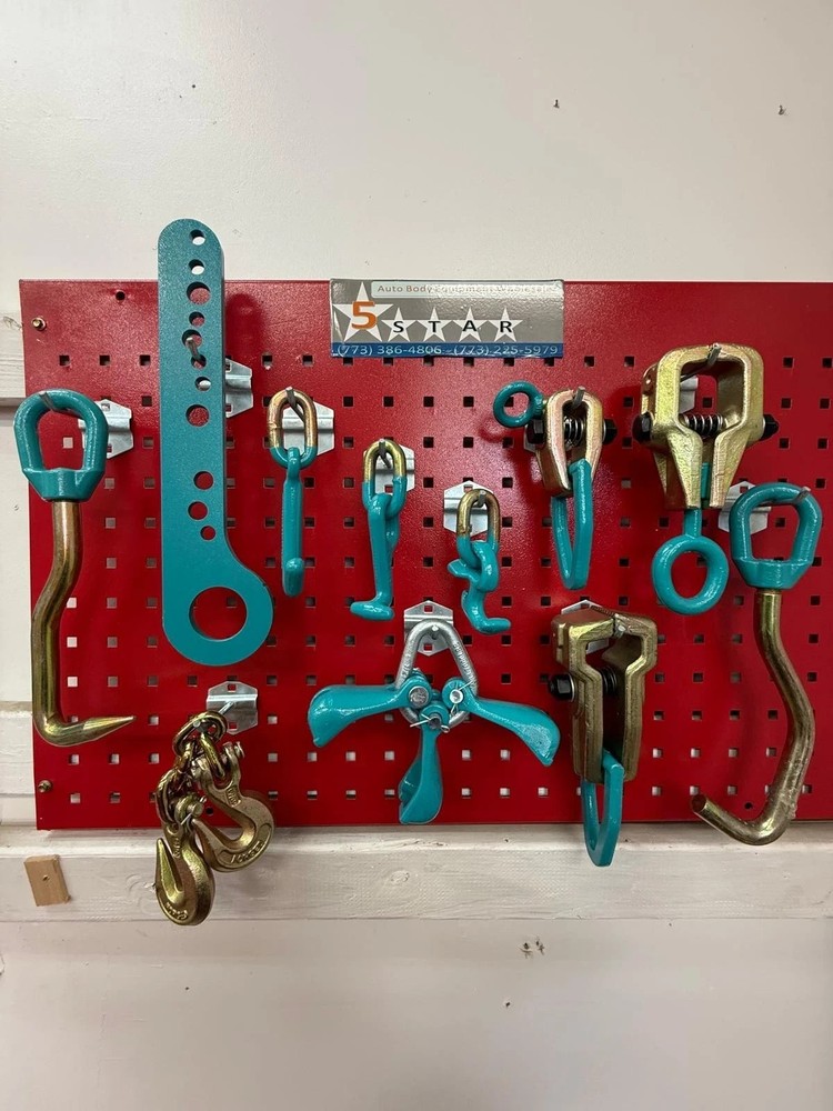 Set# 95 -11 pieces AUTO BODY FRAME MACHINE PULLING TOOLS & CLAMPS VALUE SET