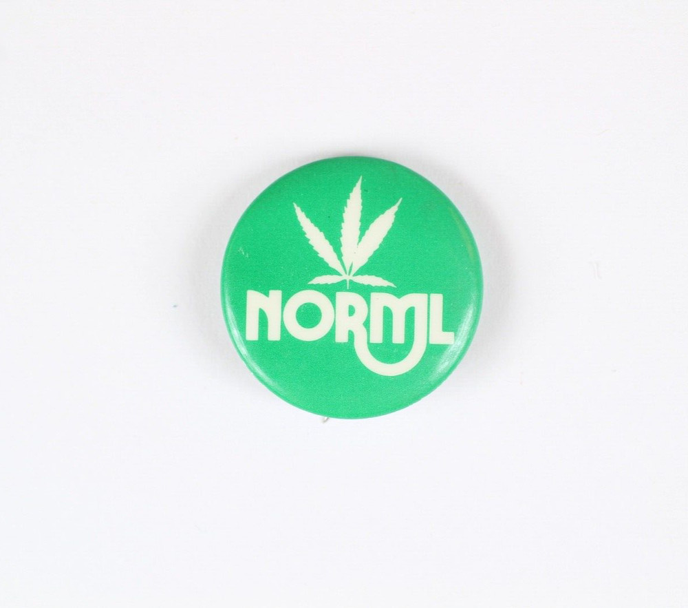 1970's Legalize Marijuana  Pinback Button