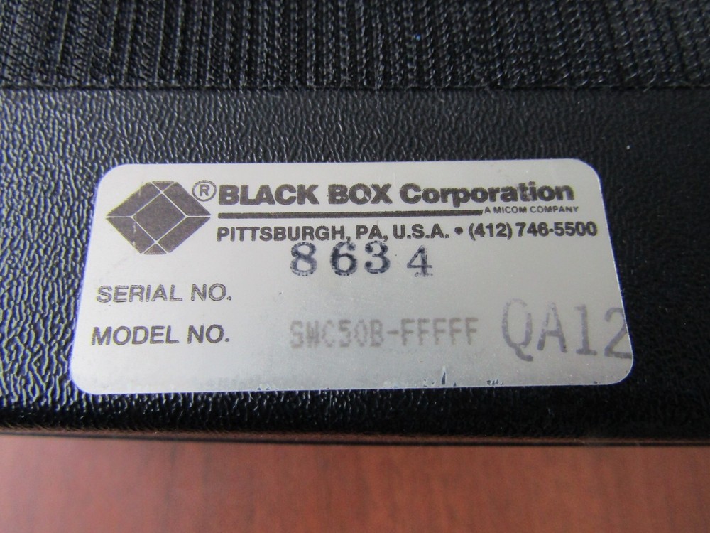 🔥 BLACK BOX ABCDE SWITCH SW050B-FFFFF