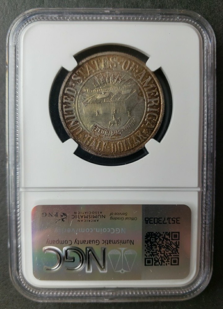 1936 50c York Commemorative Silver Half Dollar NGC MS67