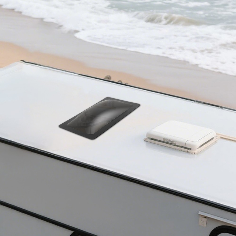 Black 18" x 34" RV Skylight Replacement Cover Camper RV Skylight Outer Cover