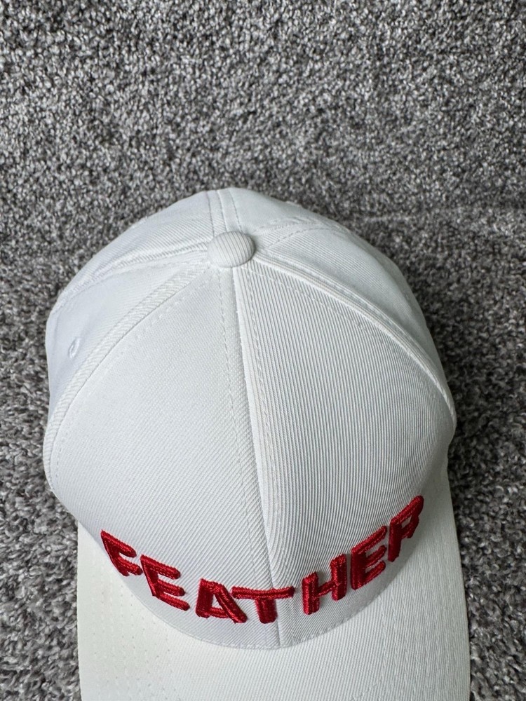 G/Fore Hat Cap Snapback One Size White Golf Hat Adjustable FEATHER
