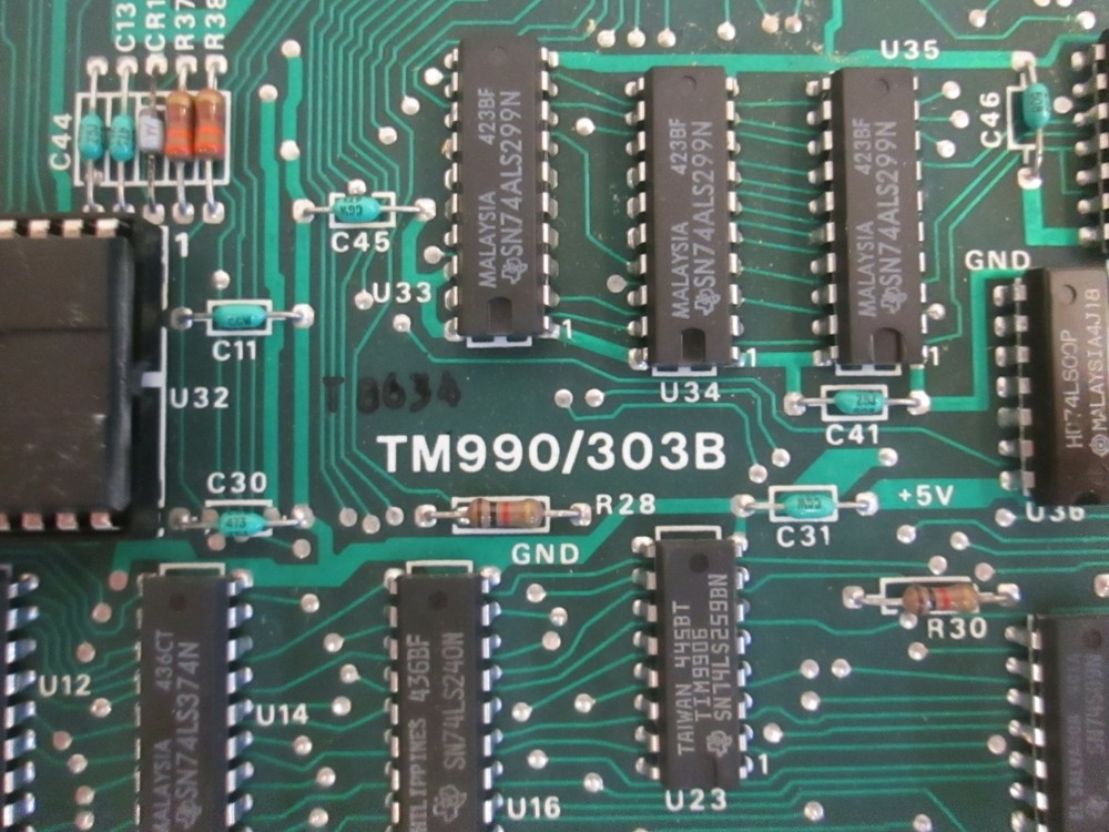 Texas Instruments TM990/303B, PCB, Working When Removed