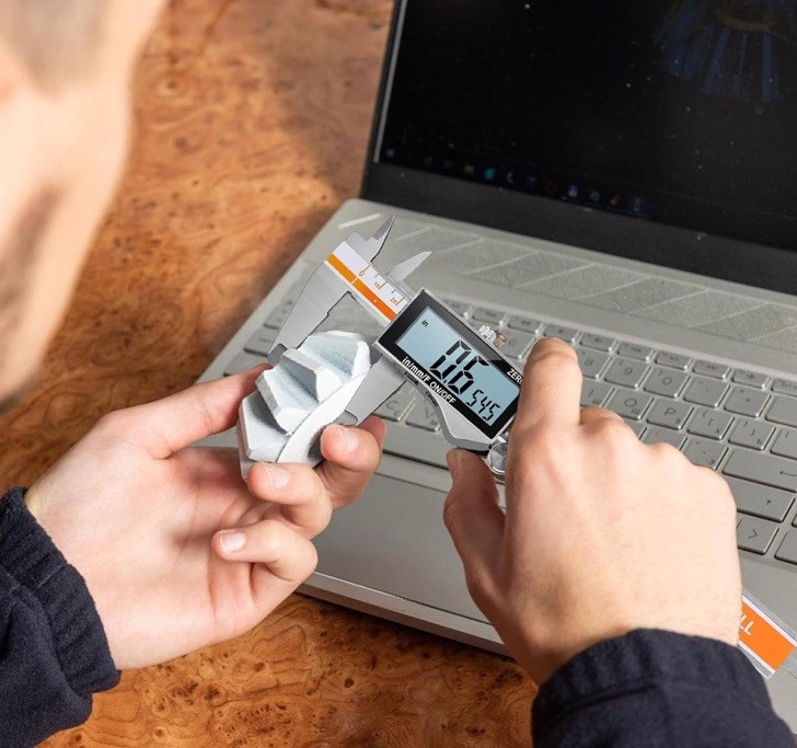 Digital Caliper, Caliper Measuring Tool with Backlight LCD Scree...