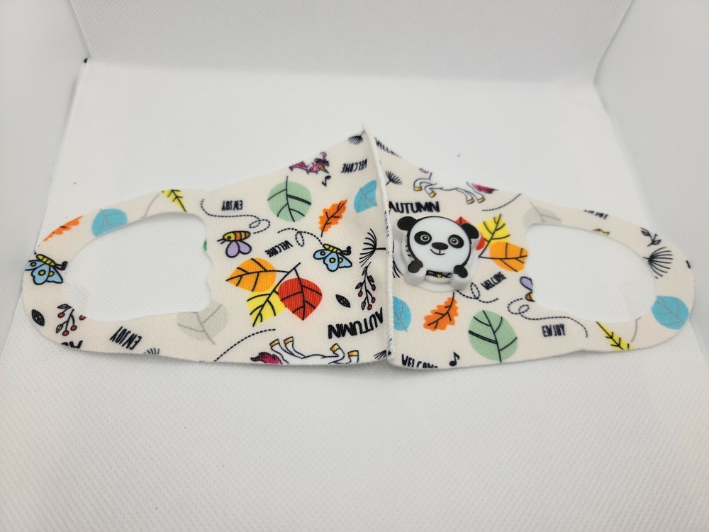 Children Bear face mask reusable 3x assorted picked randomly