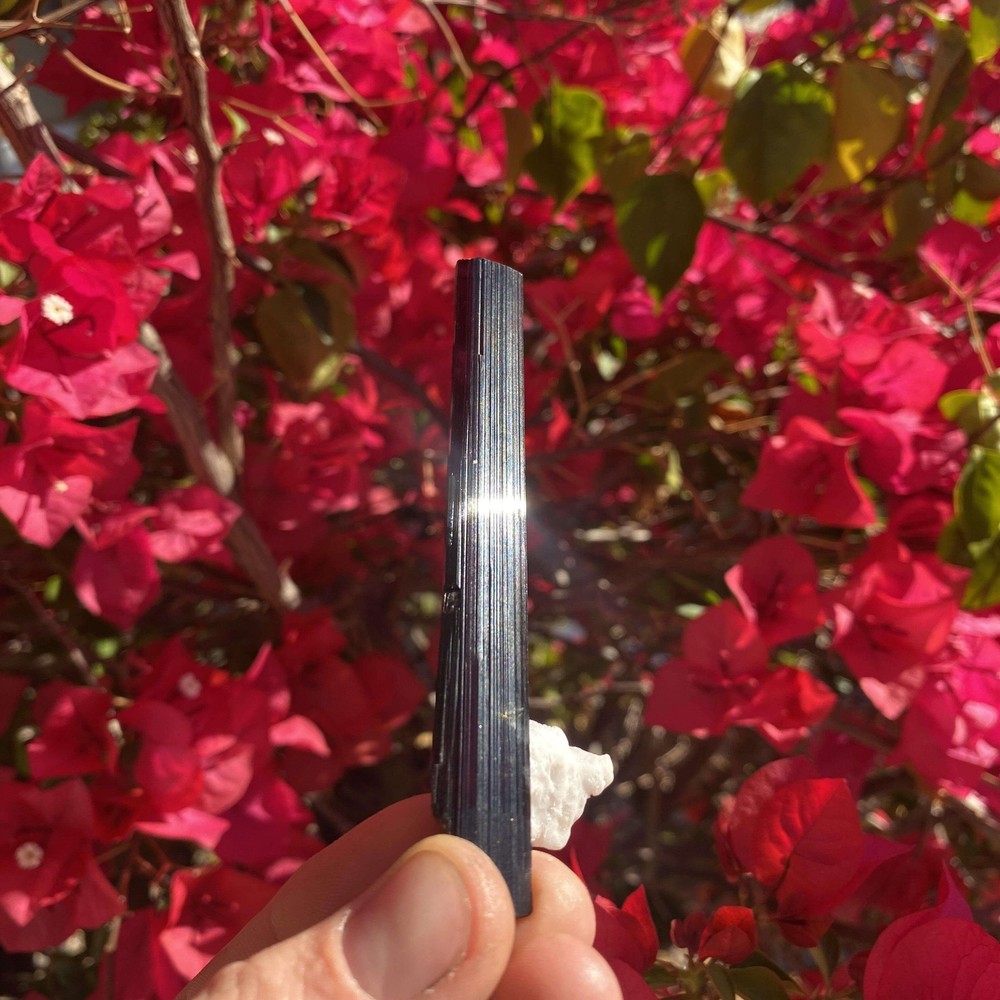 Black Tourmaline with Albite. 22g