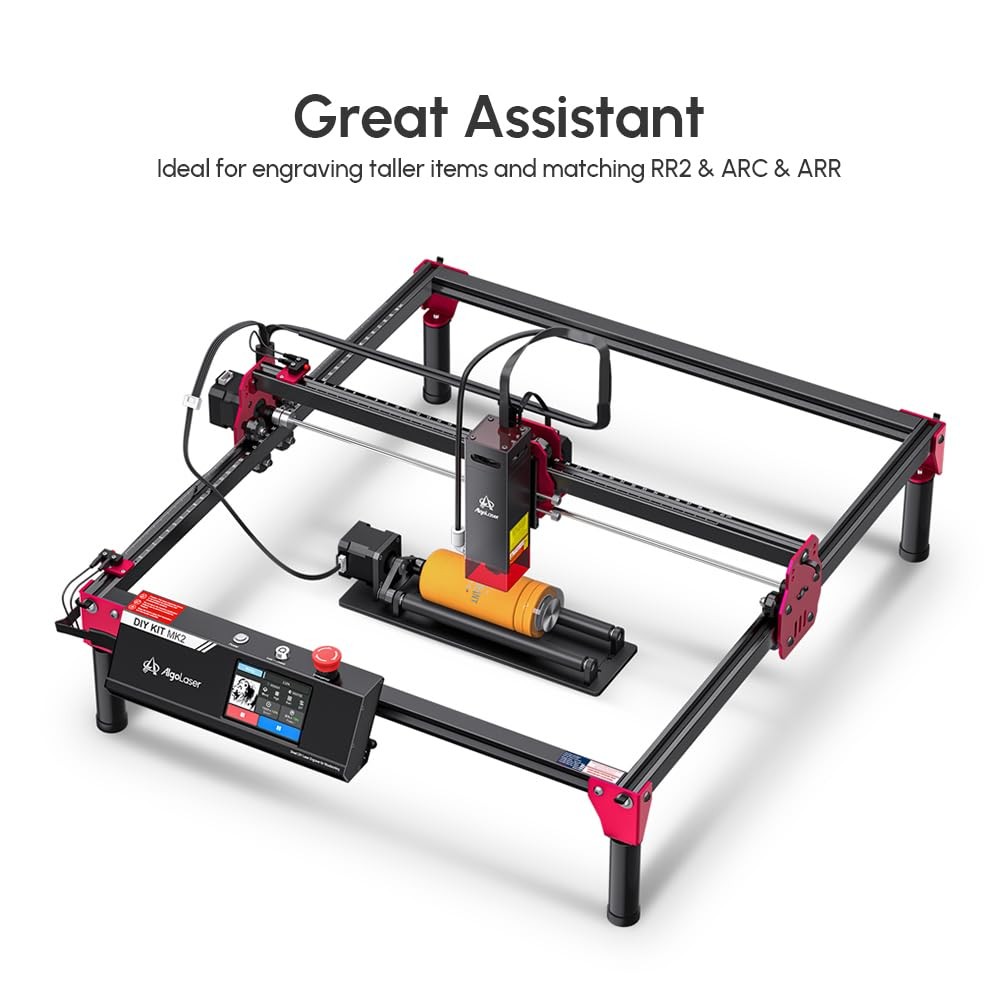 Algolaser 4pcs 100mm (4") Laser Engraver Riser for Alpha/Delta/DIY KIT