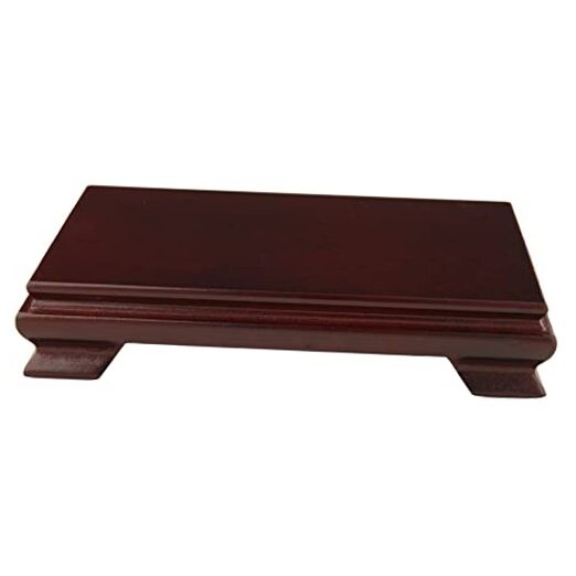Asian/Oriental-Style Rectangular Display Stand/Base 9" x 7"