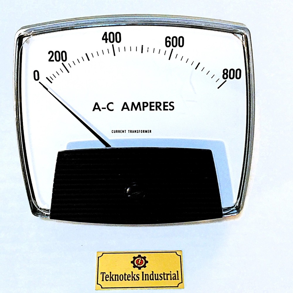 CURRENT TRANSFORMER  0~800A-C PANEL   AC AMMETER  4 1/2"
