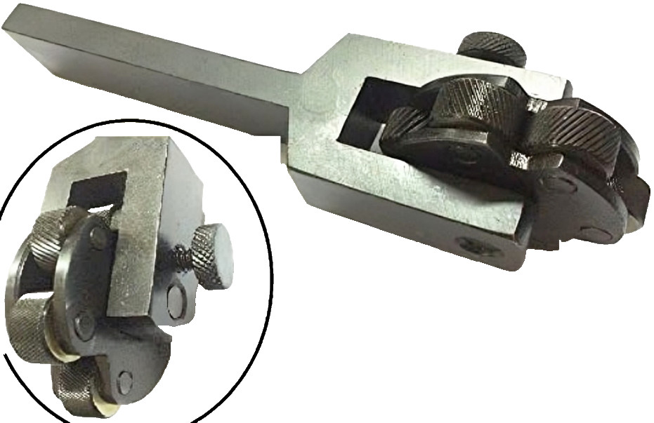 6 Knurls Rotating Head Knurling Tool -Multi Knurl Pitch Design Coarse