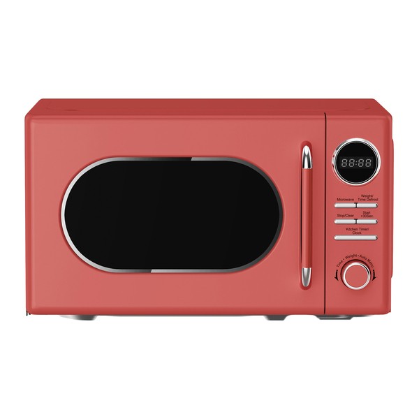 Magic Chef Mc77Cmr 0.7-Cu. Ft. 700-Watt Retro Countertop Microwave (Red)