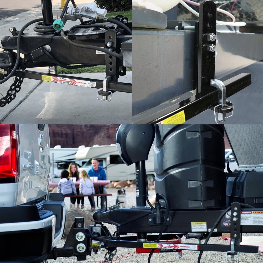 2PCS Trailer Sway Control Bracket Replacement for Equalizer Hitch-Weight Dist...