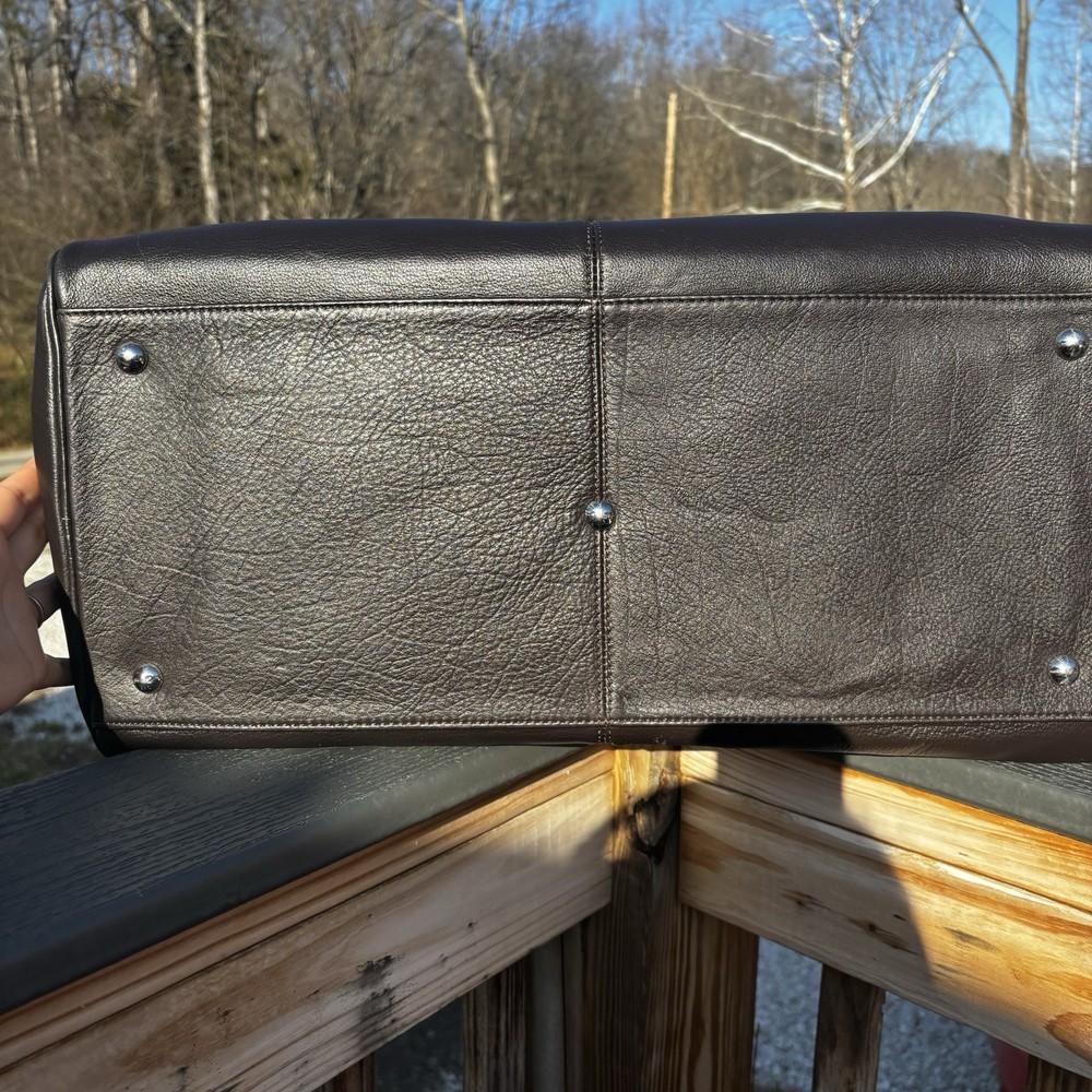 Ossington Genuine Leather Weekender, Dark Brown