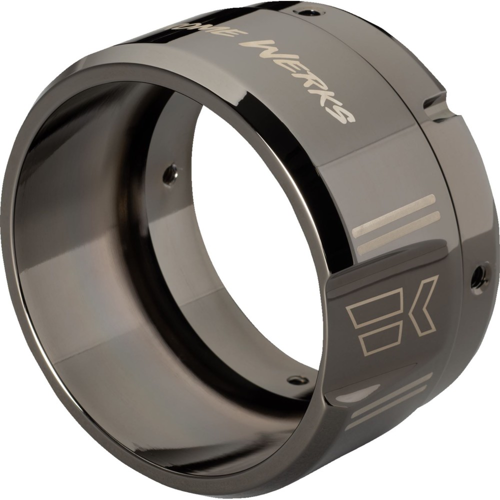 Khrome Werks 4-1/2" Klassic End Cap - Right Hand - Eclipse 201759