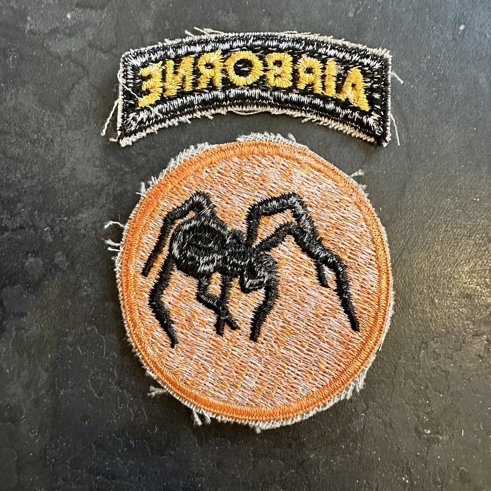 WWII 135th Airborne Phantom Division Patch Original w/ Tab