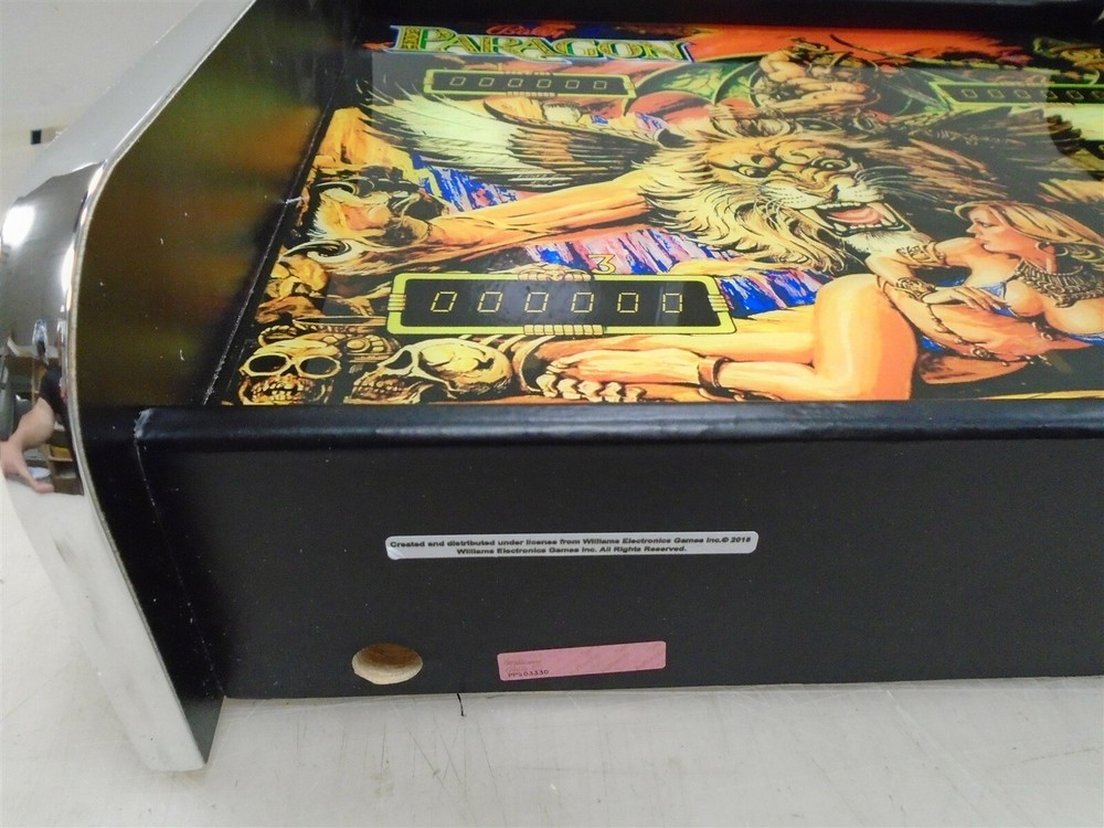 Bally Paragon Pinball Head LED Display light box