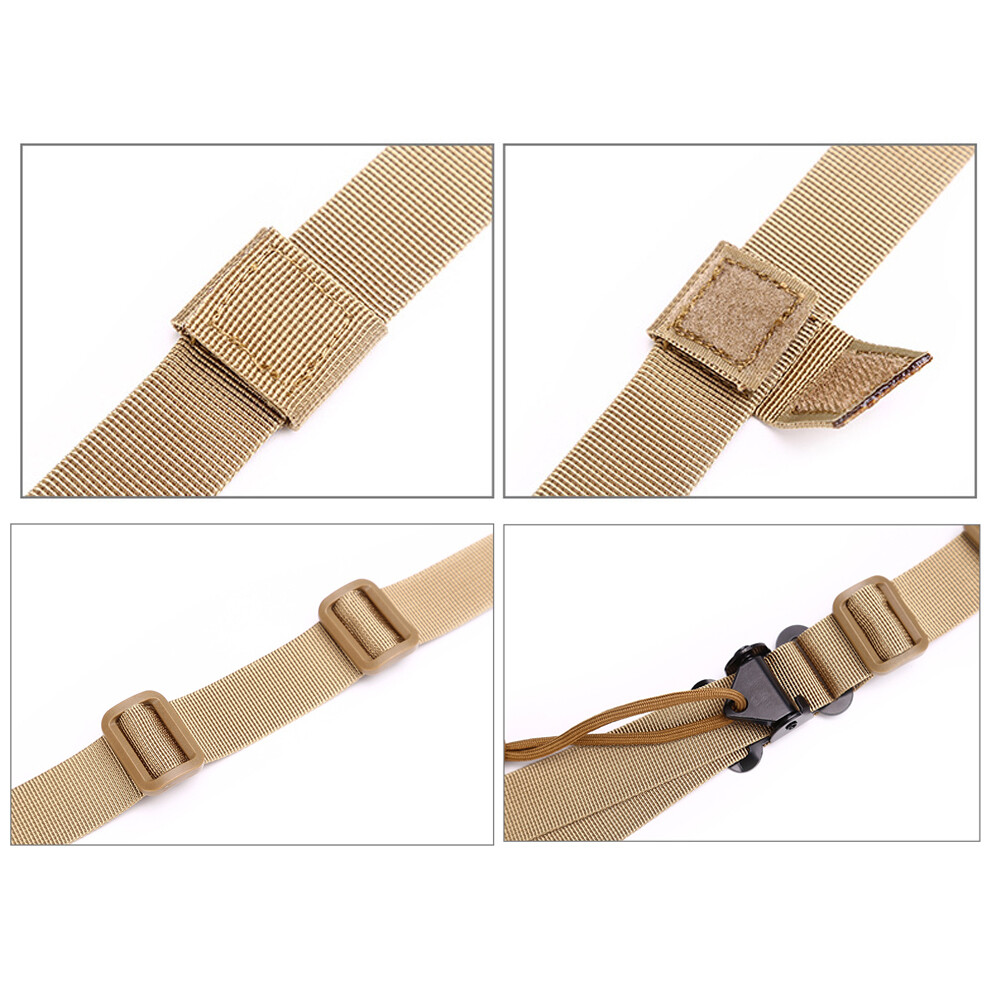 Tactical Quick Adjustable Padded 2 Point Rifle Sling Shoulder Strap Accessories