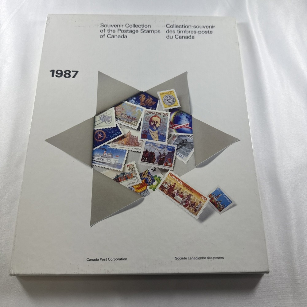 1987 Canada Post Yearbook Annual Official Stamp Issues - COMPLETE & MNH Set