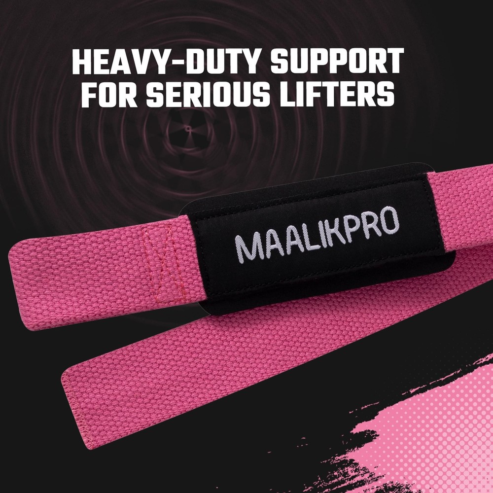 Weight Lifting Straps | Wrist Lifting Strap Light Pink
