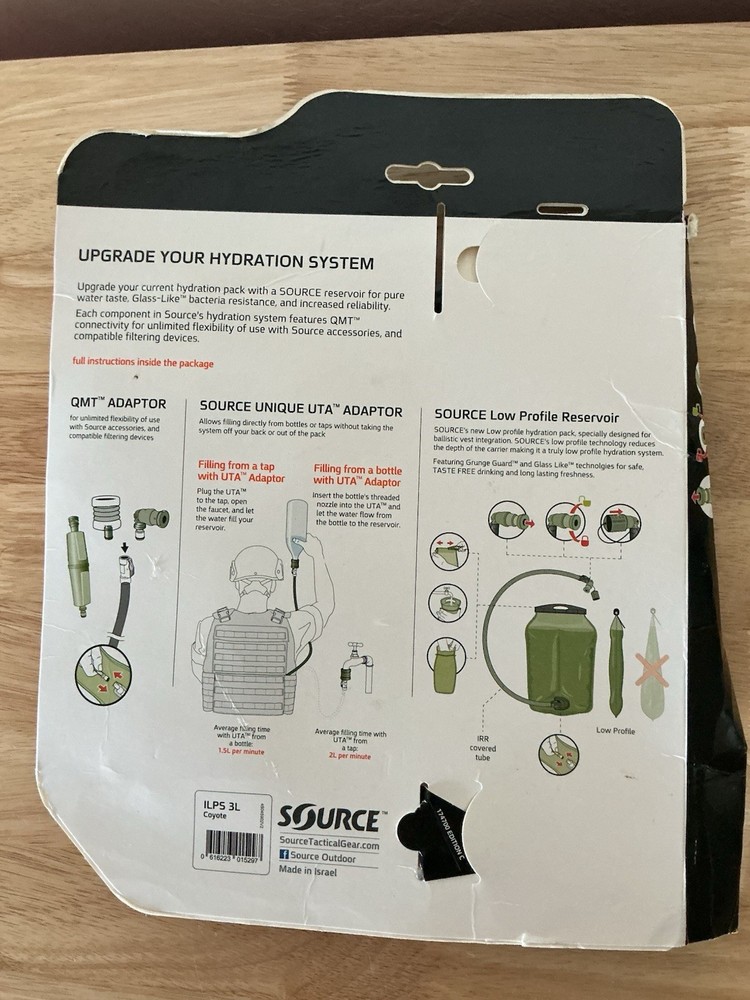 Source Tactical Universal Tube Adapter Kit Missing Bag For Water