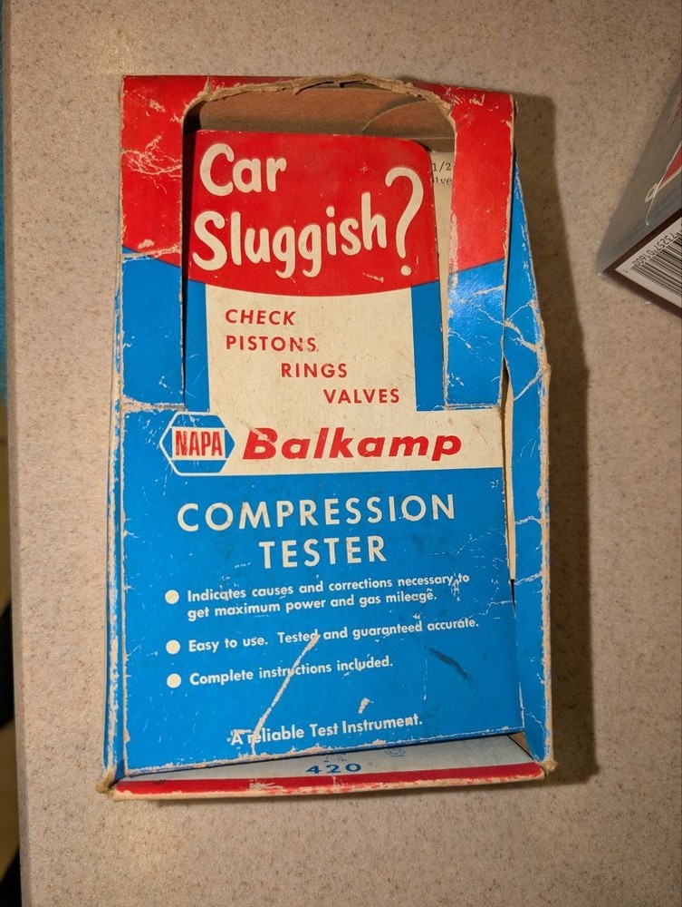 NAPA Balkamp Compression Tester 420 Vintage