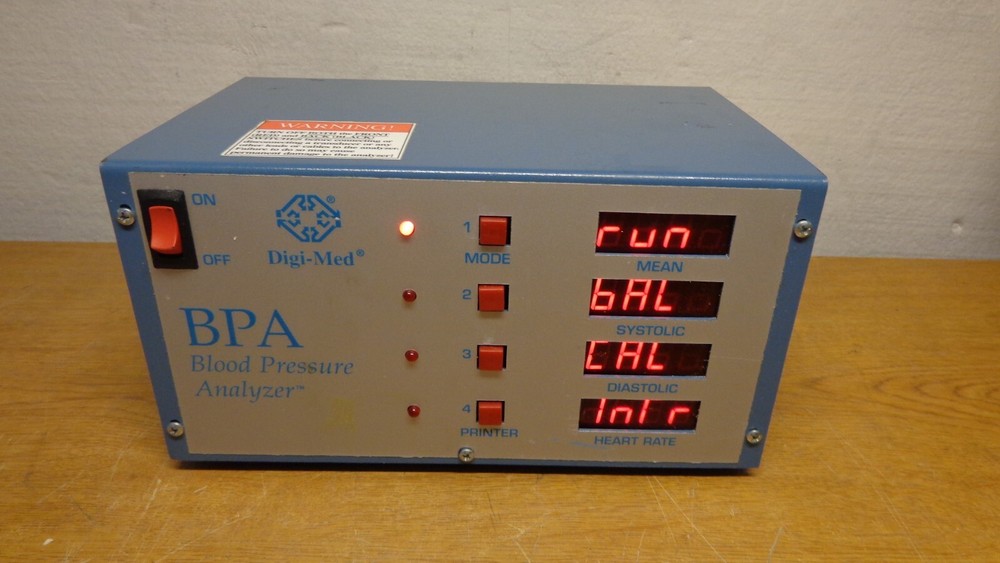 Digi-Med Digital Blood Pressure Analyzer, Model BPA 400A