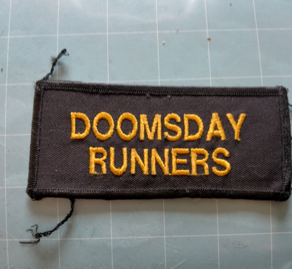Doomsday Runners Team Patch size 5x2
