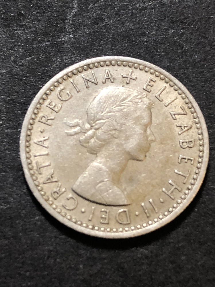 1954 Lucky Sixpence