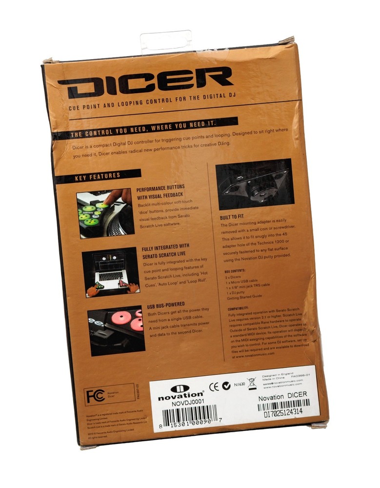 Novation Dicer Cue Point Looping Control USB Powered DJ Controller OPEN BOX