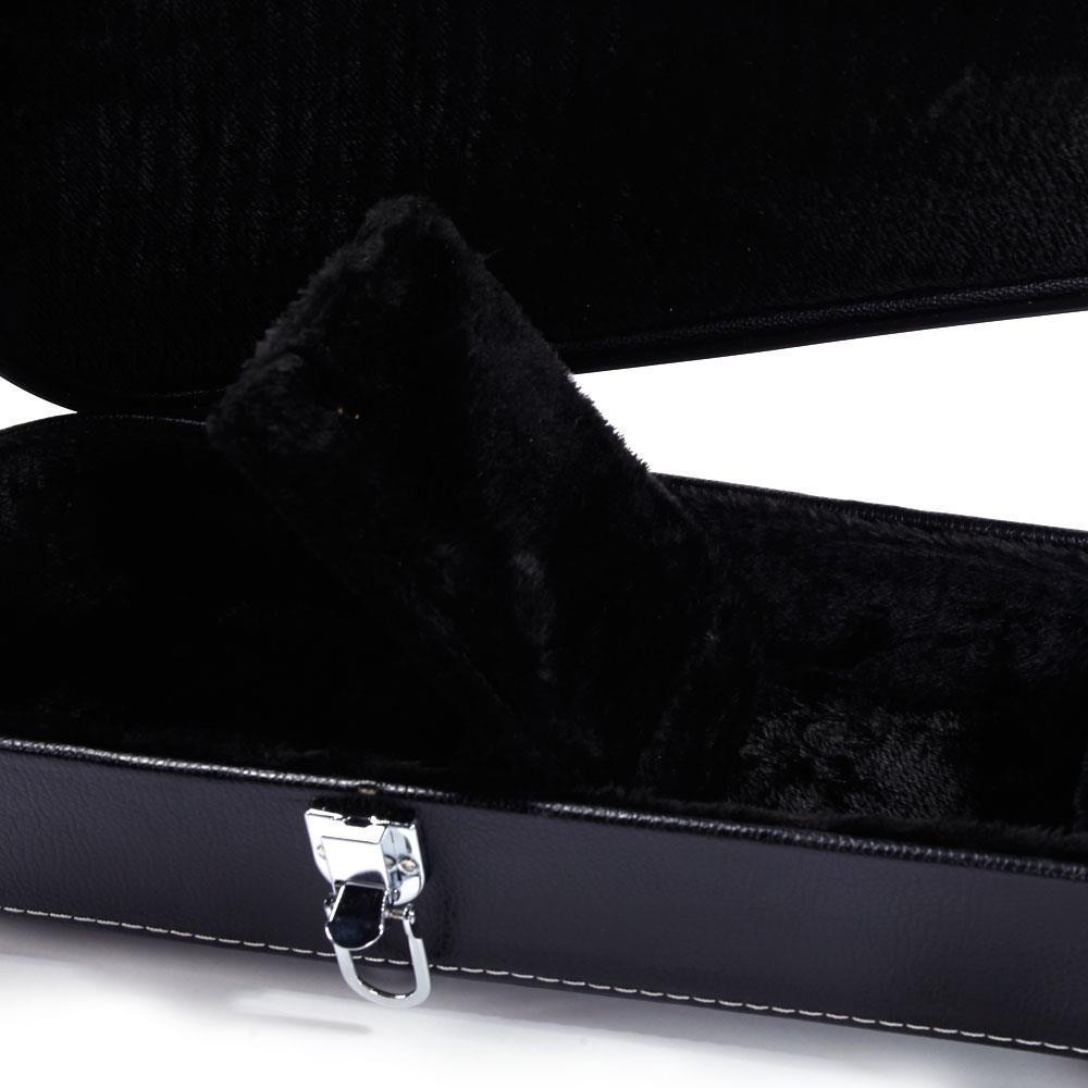 Glarry Protable Electric Guitar Hard Case with Lock Black