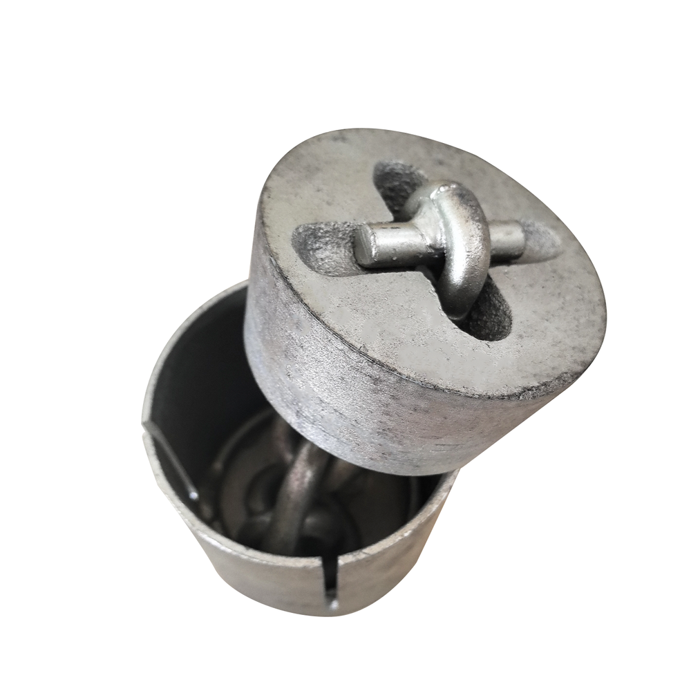 KATOOL 2 Pcs Floor Anchor Pot Auto Frame Machines and Pulling Posts